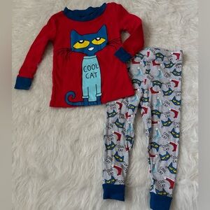 Pete the Cat ‘Cool Cat' Red & Blue Toddler Pajama Set